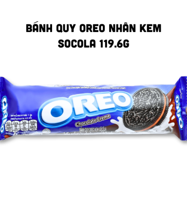 Bánh Quy Oreo Nhân Kem Socola 105g - 8992760223015