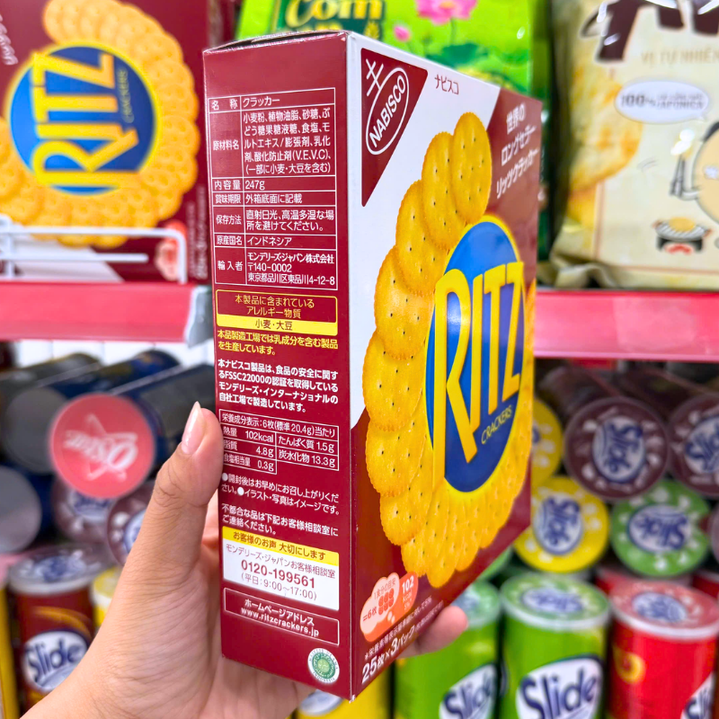 Bánh Quy Mặn RITZ Cracker 247g 6 Bánh Quy Mặn RITZ Cracker 247g