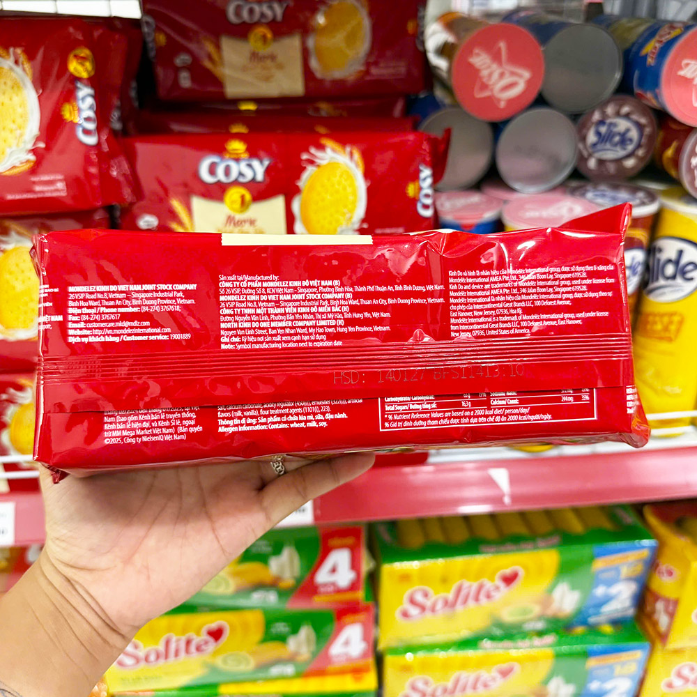 Bánh Quy Sữa Marie Cosy Dạng Bịch 272g 5 Bánh Quy Sữa Marie Cosy Dạng Bịch 272g