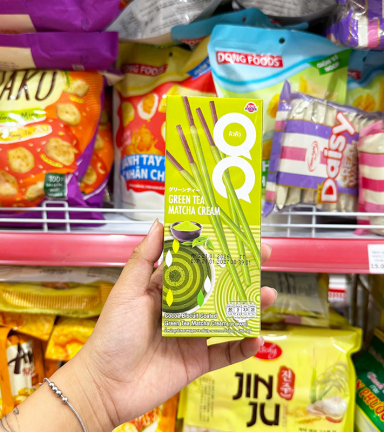 Bánh Que Đũa Phủ Trà Xanh Ticky Uni Firms - Màu Xanh Lá - 8858694633002LE