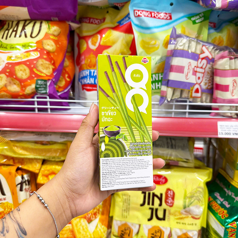Bánh Que Đũa Phủ Trà Xanh Ticky Uni Firms Combo 3 Hộp - Màu Xanh Lá 5 Bánh Que Đũa Phủ Trà Xanh Ticky Uni Firms Combo 3 Hộp - Màu Xanh Lá