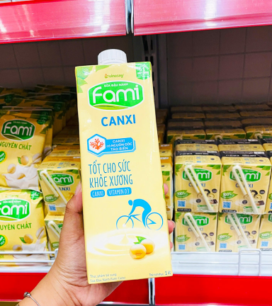 Sữa Đậu Nành FAMI Canxi Hộp Lớn 1 Lít - 8934614030448