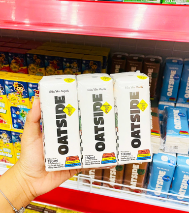 Sữa Yến Mạch Vị Nguyên Bản Oatside Lốc 3 Hộp (180ml/Hộp) - 8997240600423