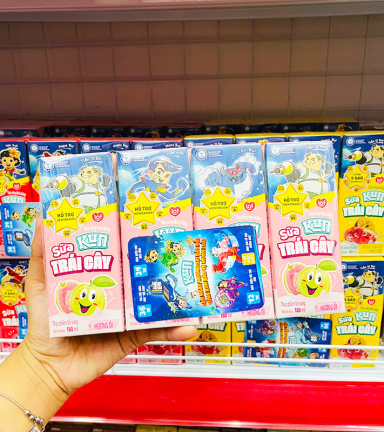 Sữa Dinh Dưỡng Trái Cây KUN Hương Ổi Lốc 4 Hộp - (180ml/Hộp) - 8936029776069