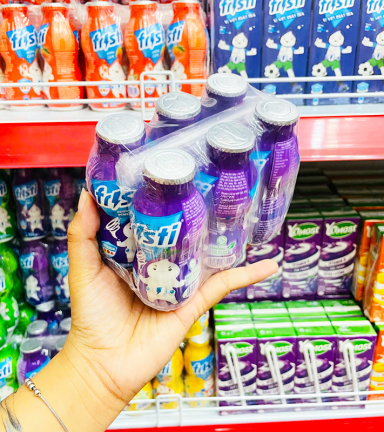 Sữa Chua Uống FRISTI Hương Nho Lốc 6 Chai (80ml/Chai) - Màu Tím - 8934841861112