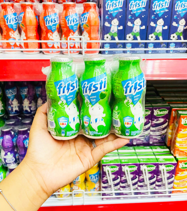 Sữa Chua Uống FRISTI Hương Táo Lốc 6 Chai (80ml/Chai) - Màu Xanh Lá - 8934841901207