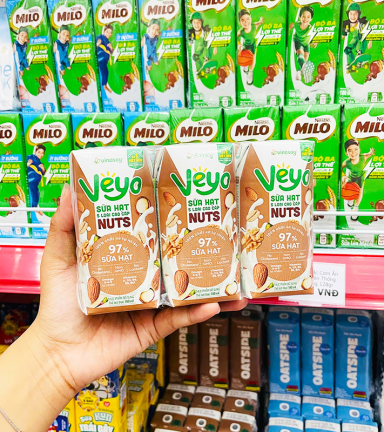 Sữa 5 Loại Hạt Cao Cấp Veyo Lốc 3 Hộp (180ml/Hộp) - 8934614031377
