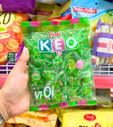 Kẹo Cứng OISHI Vị Ổi 85g - Bịch Xanh Lá - 8934803024685