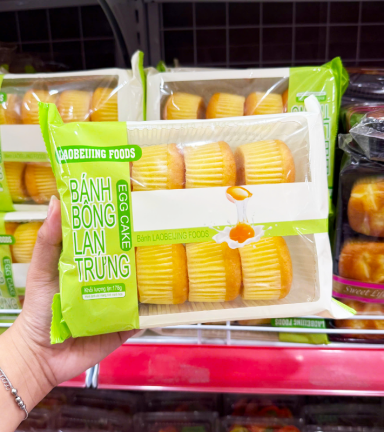 Bánh Bông Lan Trứng Mini Laobeijing Foods 183g - 6944876401353