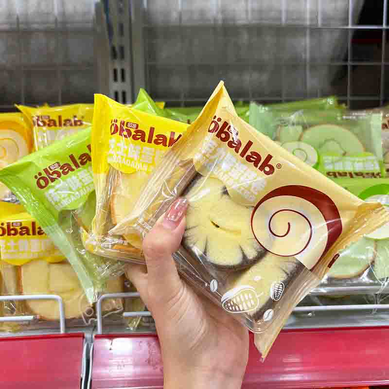 1 Thùng Bánh Bông Lan Cuộn OBALAB Vị Socola/ Vị Trà Xanh/ Vị Phô Mai (60g x 33 Cái) 2 1 Thùng Bánh Bông Lan Cuộn OBALAB Vị Socola/ Vị Trà Xanh/ Vị Phô Mai (60g x 33 Cái)