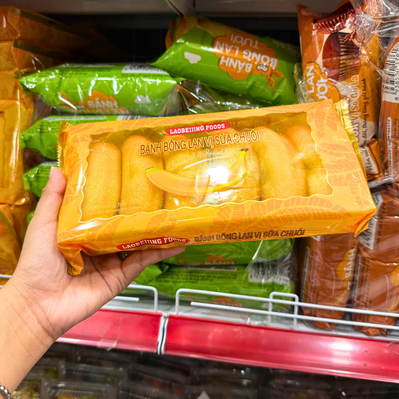 1 Thùng Bánh Bông Lan Laobeijing Foods Vị Sữa Chuối Khay (183g x 24 Khay) 5 1 Thùng Bánh Bông Lan Laobeijing Foods Vị Sữa Chuối Khay (183g x 24 Khay)