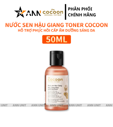 Nước Sen Hậu Giang Cocoon 50ml Thuần Chay (Chai Mini) - 8936217700889MINI
