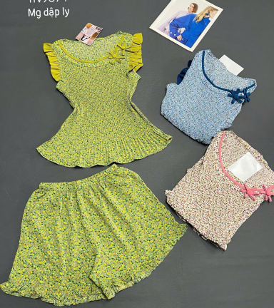 Đồ Bộ Nữ Mặt Nhà HV9074 Dập Ly - DBOR0026