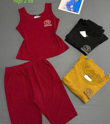 Đồ Bộ Nữ Sát Nách Quần Lỡ Lững XS-909589 - DBOR0031