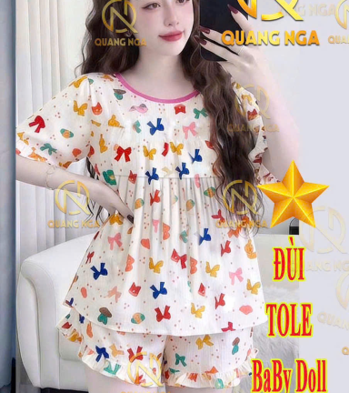 Đồ Bộ Nữ đùi tole bbdoll QN-8526 - DBOR0032