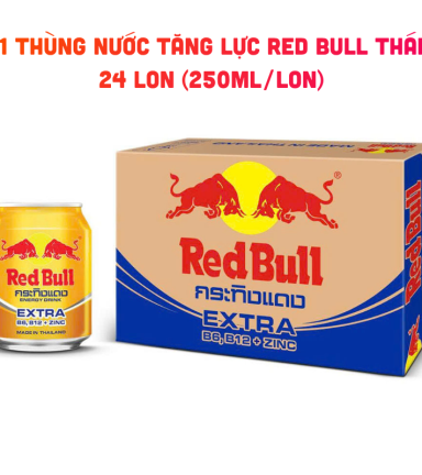 Nước Tăng Lực RED BULL Thái Lan Thùng 24 Lon (250ml/Lon) - 8850228007617THUNG