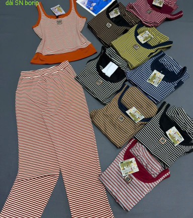 Đồ Bộ nữ Sát Nách TS-25277 size Trung Đại Quần dài Thun Borip - DBOR0038