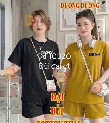 Đồ bộ tay ngắn quần đùi chất cotton thái size đại 50-65kg Dd 10320 - DBOR0054