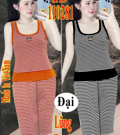 Đồ bộ nữ sát nách quần lững Ts-10281 - DBOR0077