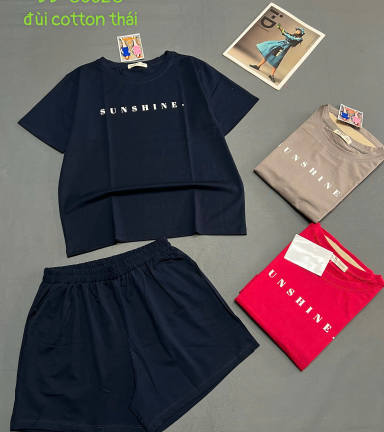 Đồ bộ nữ tay ngắn quần đùi thun cotton DD-05320 - DBOR0078