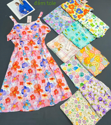 Đầm nữ 2 dây LĐ 702426 - DBOR0108