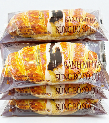 Combo 5 Cái Bánh Mì Sừng Bò WEICHUDAO Vị Socola - 6956912510578CB5