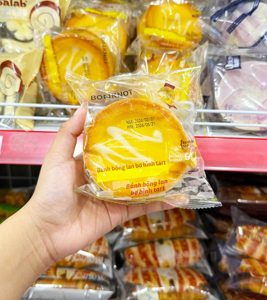 1 Bánh Bông Lan BOWKNOT Phô Mai Hình Tart - 6973818471147