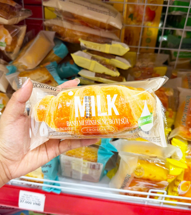 1 Cái Bánh Mì Sừng Bò WEICHUDAO Vị Sữa - 6956912508605