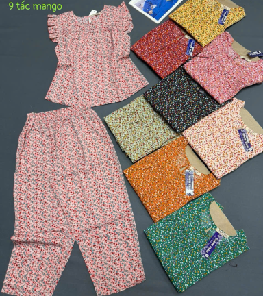 Đồ bộ nữ sát nách quần 9 tấc TT-8526 - DBOR0146