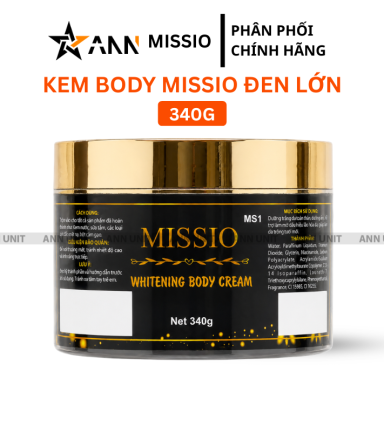 Kem Body Missio Whitening Body Cream 340g - BODYMISS400G
