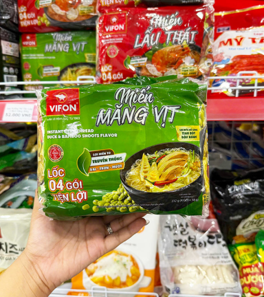 Miến Măng Vịt VIFON Dạng Lốc 232g - Lốc 4 Gói - 8935311111782