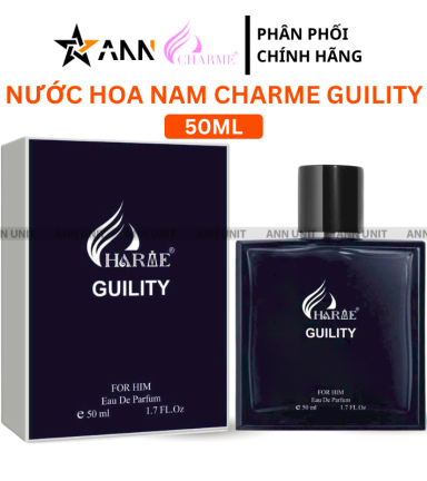 Nước Hoa Nam Charme Guility 50ml - Hương Thơm Sang Trọng Cuốn Hút - 8936194697295