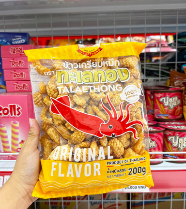 Bánh Snack Mực Thái Lan TALAETHONG Vị Truyền Thống 200g - 8859470510050