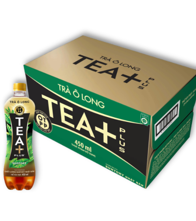 1 Thùng Trà Ô Lông Tea + Plus Vị Truyền Thống 450ml/Chai - 8934588870576THUNG