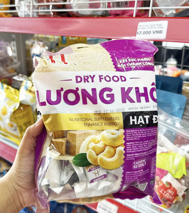 Lương Khô HT-FOOD Vị Hạt Điều 400g - 8935043603838