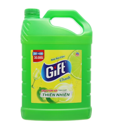 Nước Rửa Chén Can GIFT Hương Chanh 3,8kg - 8936013254692