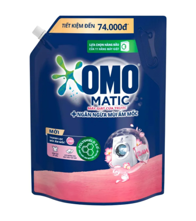Nước Giặt Túi OMO MATIC Cửa Trước Giữ Màu Hương Tươi Mới 3,6kg - 8934868184331