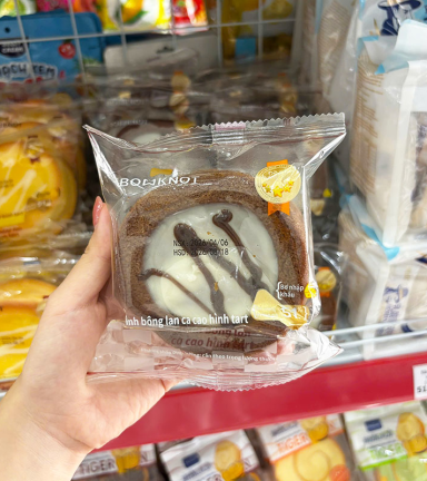 1 Bánh Bông Lan BOWKNOT Cacao Hình Tart - 6973818471130