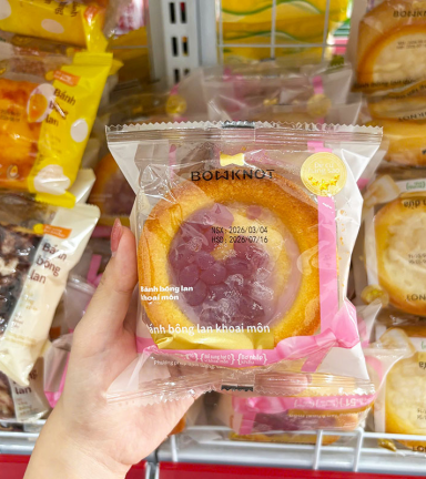 1 Bánh Bông Lan BOWKNOT Khoai Môn Hình Tart - 6973818471109