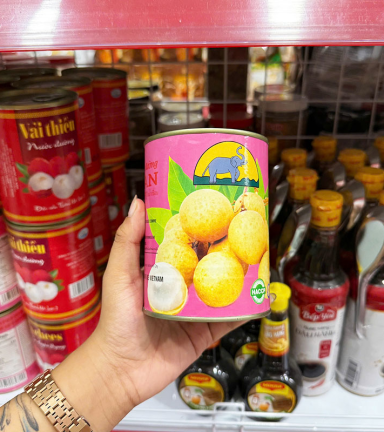 Long Nhãn Nước Đường Long An Lon 565g - 8938500398155