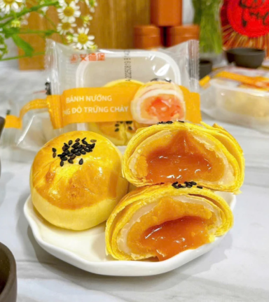 5 Bánh Trứng Nướng Lòng Đỏ Chảy Đài Loan 50g/Cái - 6972776441728CB5