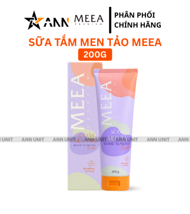 [Cận Date Giảm Sâu 14/9/2026] Sữa Tắm Men Tảo Meea - Sữa Tắm Meea Premium 200g - 8938534672436