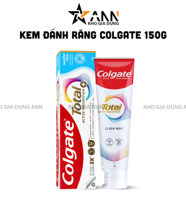 Kem Đánh Răng Colgate Total Active Fresh Xanh 3X 150g - 8850006325636