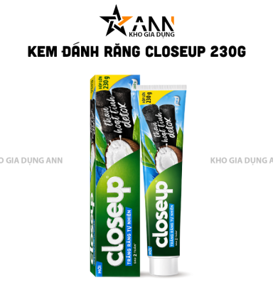Kem Đánh Răng CLOSEUP Than Hoạt Tính Detox 230g - 8934839128692