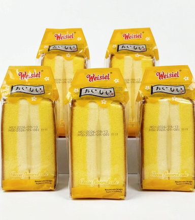 5 Cái Bánh Bông Lan Tam Giác Weisiel Vị Phô Mai - 4897106555215CB5