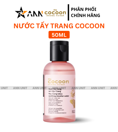 Nước Tẩy Trang Sen Hậu Giang Cocoon 50ml - 8936217701152