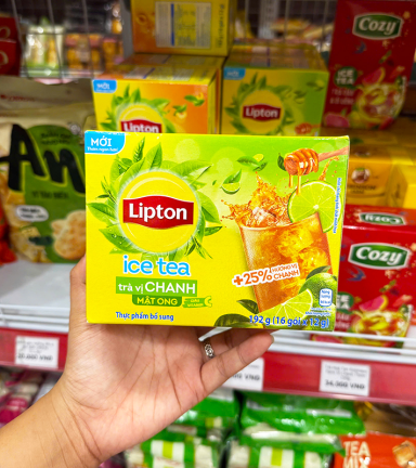 Trà Lipton Ice Tea Trà Vị Chanh Mật Ong 192g (16 Gói x 12g) - 8720608618163