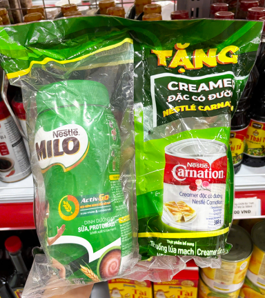 Bột Thức Uống Lúa Mạch Milo 400g - Tặng 1 Lon Sữa Đặc Có Đường 388g - 8934804025780