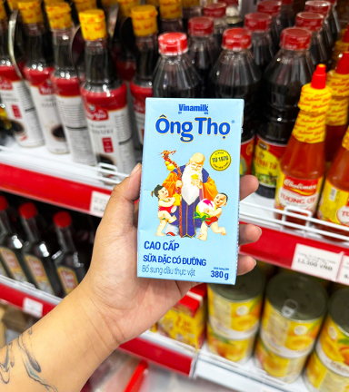 Sữa Đặc Có Đường Ông Thọ Vinamilk Hộp Giấy Xanh Dương 380g - 8934673209366