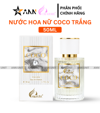 Nước Hoa Nữ Charme Coco Trắng 50ml Hương Thơm Sang Trọng Quý Phái - 8936194698315